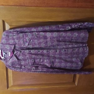 Women's Cinch Long Sleeve Buttong Up Shirt